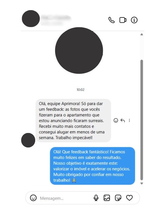 Depoimento de cliente no Instagram 2