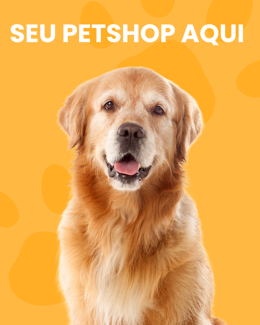 Anúncio estático de pet shop